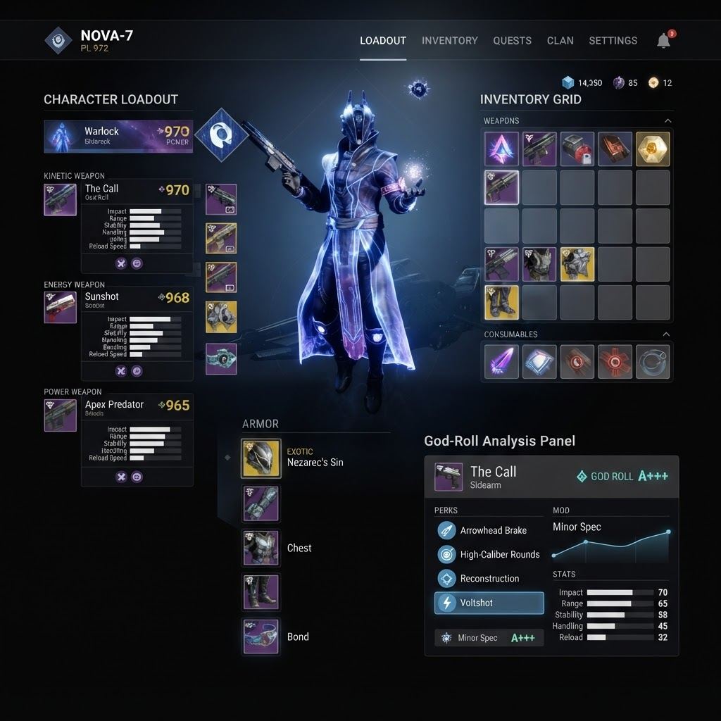 GuardianGrid: Destiny 2 Companion Platform